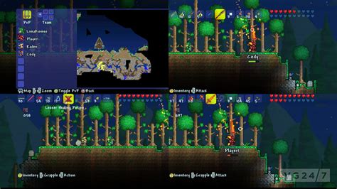 Terraria Splitscreen Mode Shown In New Screens Vg247