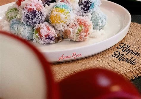 Resep Klepon Pelangi Klepon Marble Oleh Bhams Cookpad