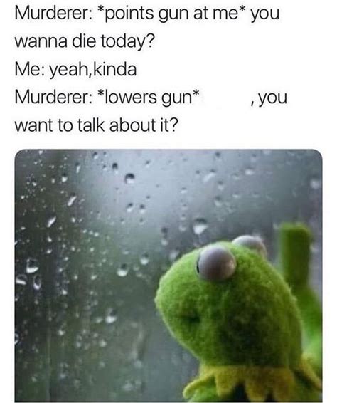 Kermit Meme With Gun