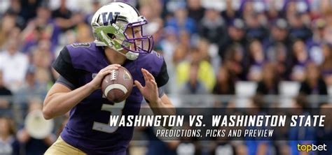 Washington Vs Washington State Football Predictions And Picks