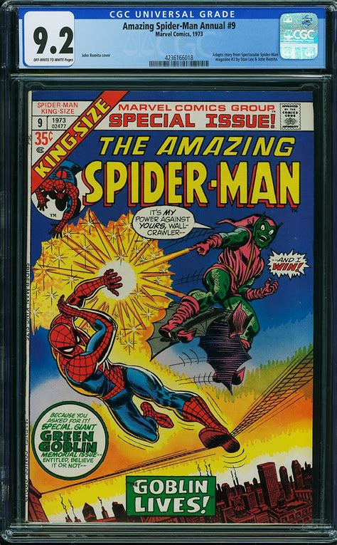 Amazing Spider Man Annual Comic Book Sale Cgc Nm