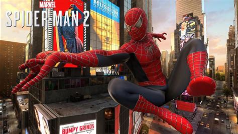 Marvel Spider Men Peter Tobey Maguir Suit Ps Free Roam Gameplay