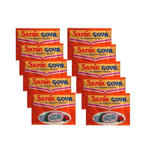 Sazón Con Culantro Y Achiote Goya 10 X 5 G Supermarket 23 Es Una