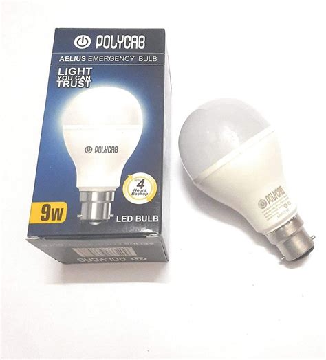 Polycab Aelius LB 9 W LED Bulb 3000K Cool White At 50 Piece In