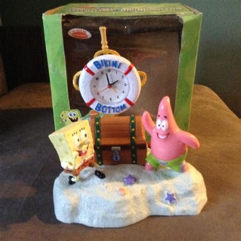 New In Box Spongebob Squarepants Bikini Bottom Talking Alarm Clock