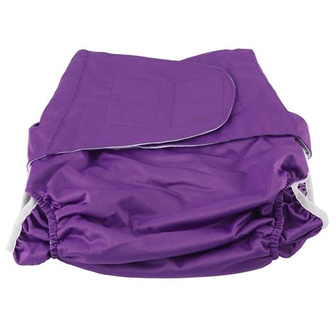 Adult Cloth Diaper Reusable Washable Elderly Incontinence Protection Nappies Underwear For