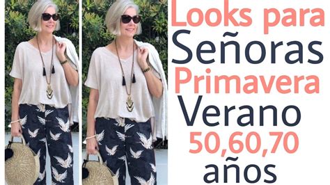 Ropa De Verano Para SeÑoras De 50 60 Y 70 AÑos Como Vestir A Los 50 60 Y 70 AÑos Moda SeÑoras