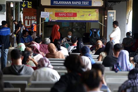 Foto Jadi Syarat Naik Kereta Api Pt Kai Daop Layani Rapid Test