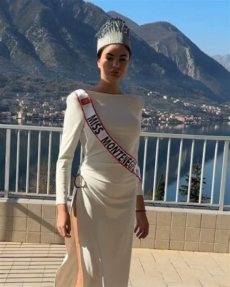 Montenegrointro Andjela Vukadinovic Miss World 2023 Montenegro