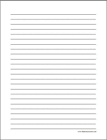 9 Best Images of STAAR Lined Writing Paper Printable - Printable Lined ...