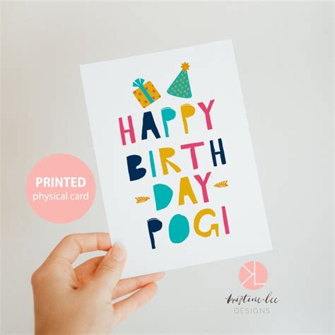 Filipino Birthday Card Happy Birthday Pogi Tagalog Card Etsy