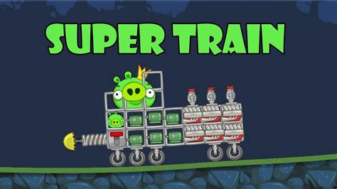 Bad Piggies Invention Super Fast Steam Train In Bad Piggies VT97