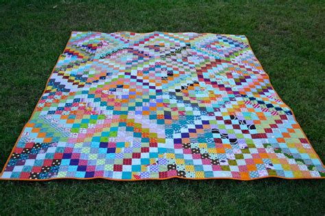 Scrappy Trip Quilt The Quilt Top Is Made Entirely From Scr Flickr