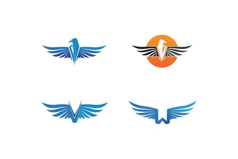 Bird Wings Logo And Vector Illustration Graphic By Anggasaputro