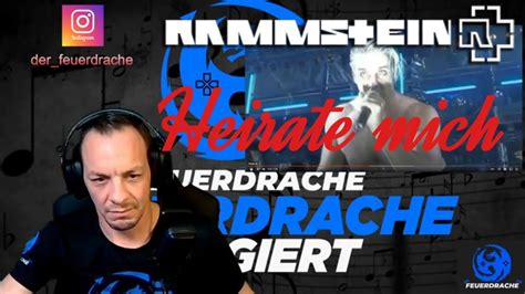 Reaktion Auf Rammstein Heirate Mich Live Reaction Analyse Youtube