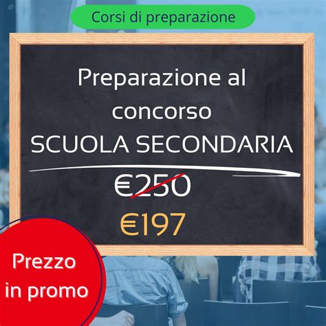 Corso Di Preparazione Al Concorso Scuola Secondaria Training Together