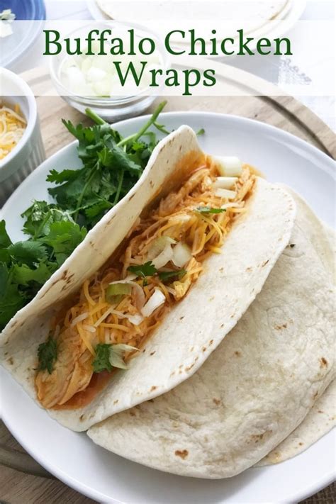 Buffalo Chicken Wrap Recipe Using Shredded Chicken