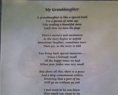 Granddaughter Poems Granddaughter Poems Pretty Porch Pinterest Poem