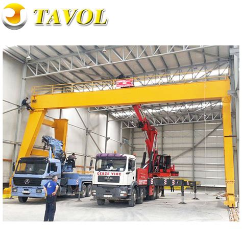 China Oem Crane Supplier Electric Double Girder Rail Mounted Rmg