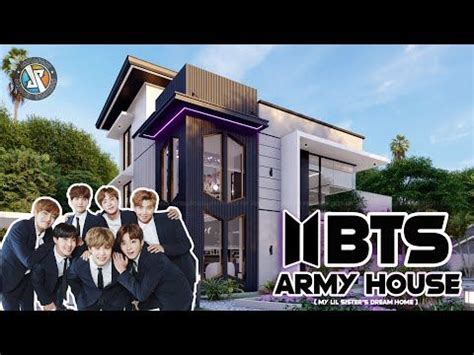 BTS Army House Design | Exterior & Interior Animation | Celebridades