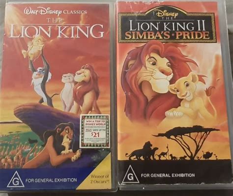 The Lion King Simba S Pride Vhs Video Tape Walt Disney Eur