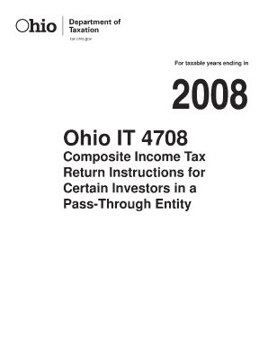 Fillable Online Tax Ohio Gov For Taxable Years Ending In Ohio It