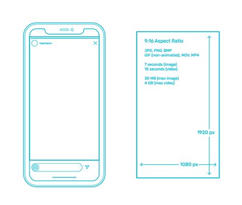 Instagram Stories Dimensions Drawings Dimensions