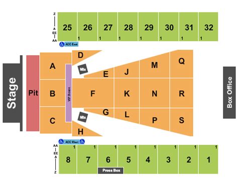 Hersheypark Stadium End Stage Pit Seating Chart Star Tickets