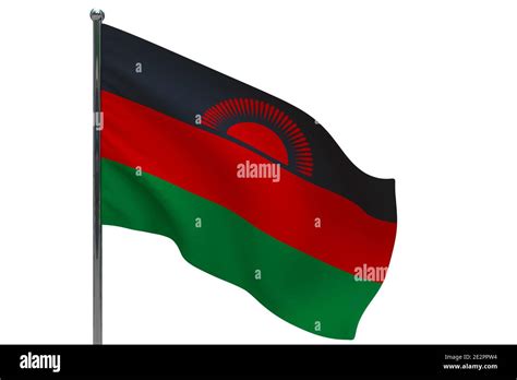 Malawi Flag On Pole Metal Flagpole National Flag Of Malawi D