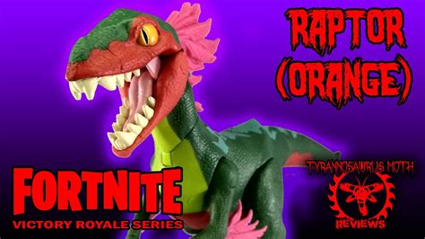 Fortnite Victory Royale Series Raptor Orange Figure Review Youtube