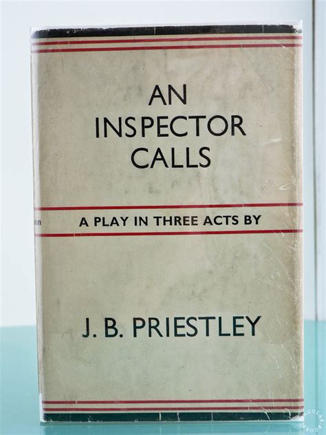 An Inspector Calls By PRIESTLEY J B Hardcover 1947 Heinemann BIBLIO