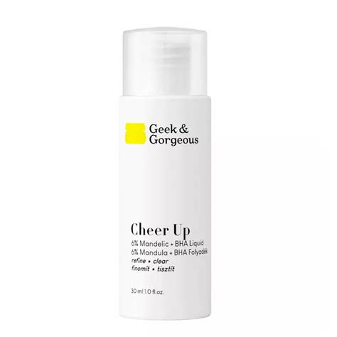 Geek Gorgeous Cheer Up Tonik do Twarzy z Kwasem Migdałowym BHA 30ml