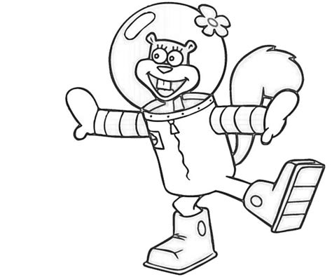 Sandy Cheeks Coloring Page Spongebob Coloring Cartoon Coloring Pages Porn Sex Picture