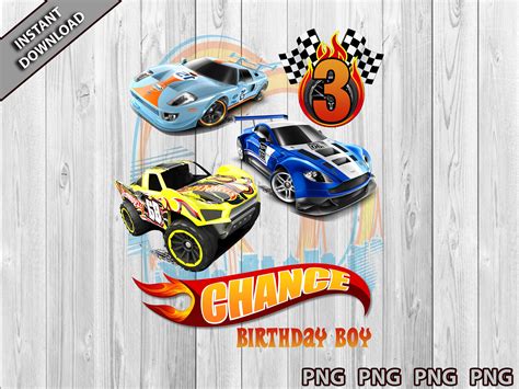 Hot Wheels Birthday Png Hot Wheels Party Birthday Png Racing Etsy