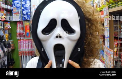 People wearing scary mask halloween Stock Videos & Footage - HD and 4K ...