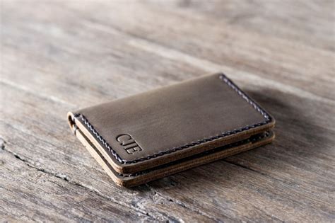 Personalized Front Pocket Credit Card Holder Wallet - Gifts For Men