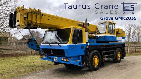 Grove Gmk From Taurus Crane Sales Youtube