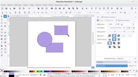 Inkscape Les Bases Les Outils De Base Et G Om Tries Simples Youtube