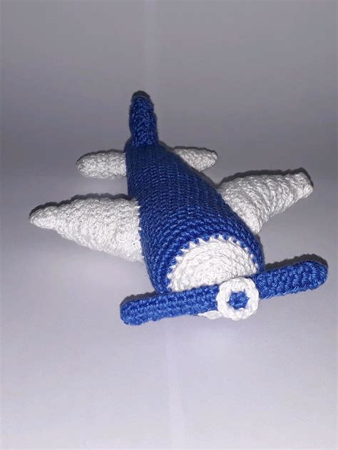 Avião Amigurumi em crochê Elo7 Produtos Especiais