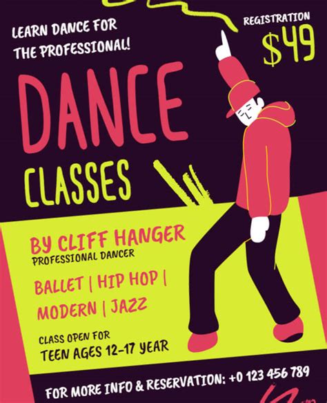 35 Dance Class Flyer Templates Editable And Printable