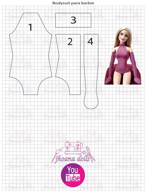 Bodysuit Para Barbie Sewing Barbie Clothes Doll Clothes Barbie Diy