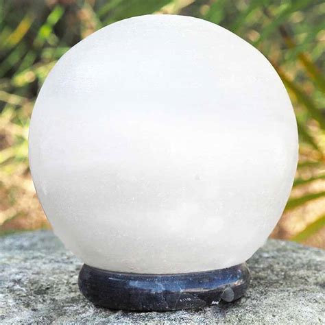 White Sphere Salt Lamp For Sale - AfterPay Available