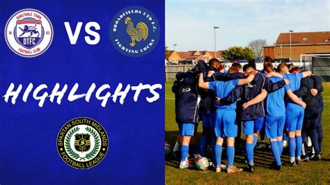 Dunstable Town Vs Broadfields United League Highlights Youtube