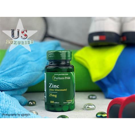 Puritan S Pride Zinc Zinc Gluconate Shopee Philippines