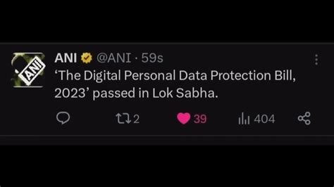 Dpdp Bill Digital Data Protection Bill Youtube