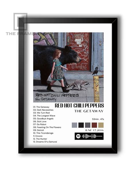 Quadro A Red Hot Chili Peppers Album The Getaway Spotify Elo