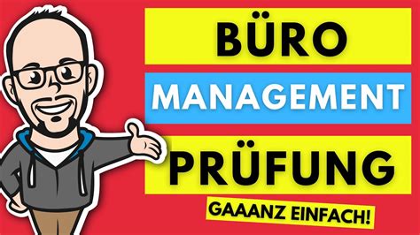 Abschlussprüfung Kauffrau für Büromanagement gaaanz einfach Was