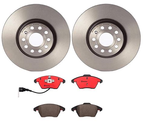 Audi Volkswagen Disc Brake Pad And Rotor Kit Front 312mm Ceramic