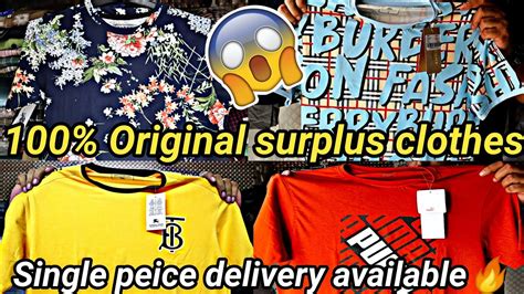 Branded Clothes In Cheap Price Branded T Shirt Export Surplus