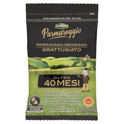 Parmareggio Parmigiano Reggiano DOP Grattugiato Oltre 40 Mesi 50 G